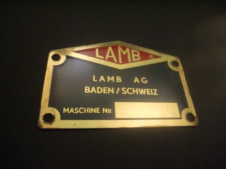 Lamb AG pulp- en papierindustrie fabriek Zwitserland plaatje